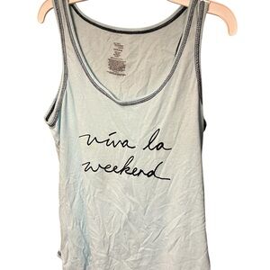 Secret Treasures Women's Tank Top - Light Blue